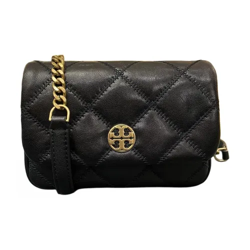 TORY BURCH Leather Crossbody Bag Shoulder Bag Mini Women's Black