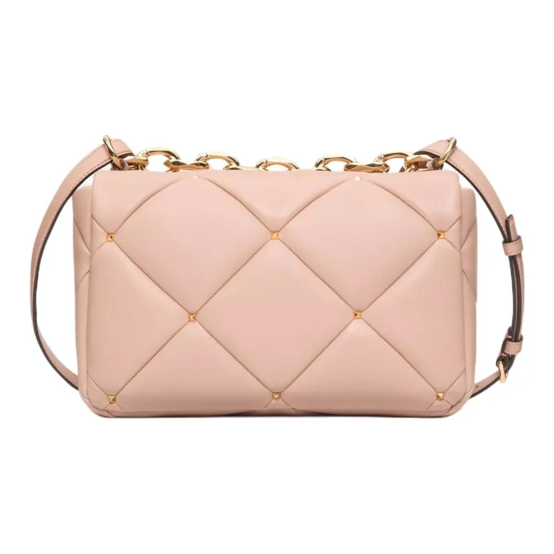 Valentino GARAVANI Nappa Leather Shoulder Bag Women's Pink-2