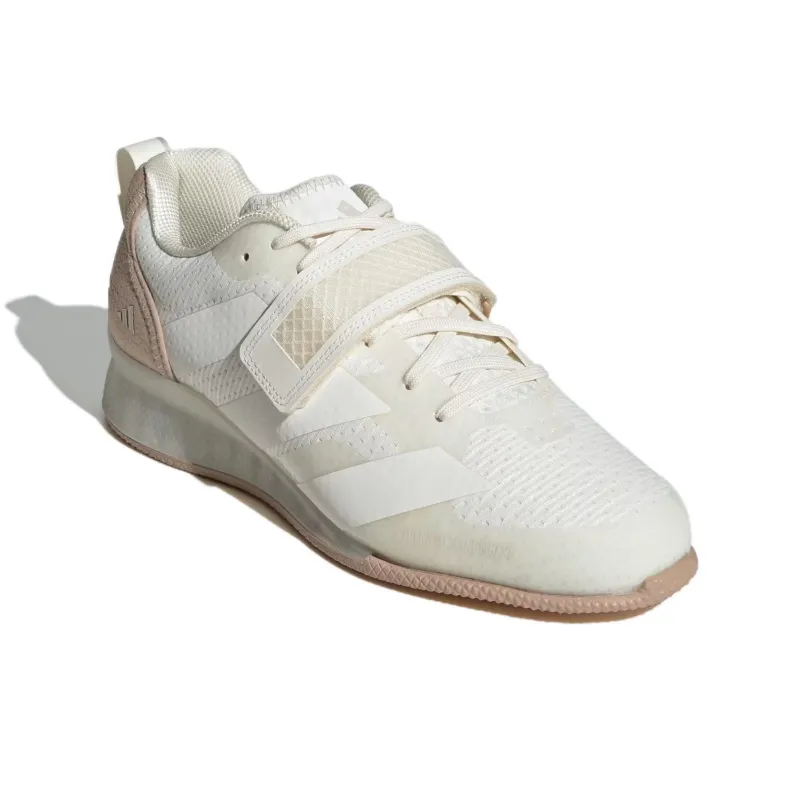 Adidas Adipower Slip Resistant And Breathable Low Top Training Shoes Unisex Ecru-2