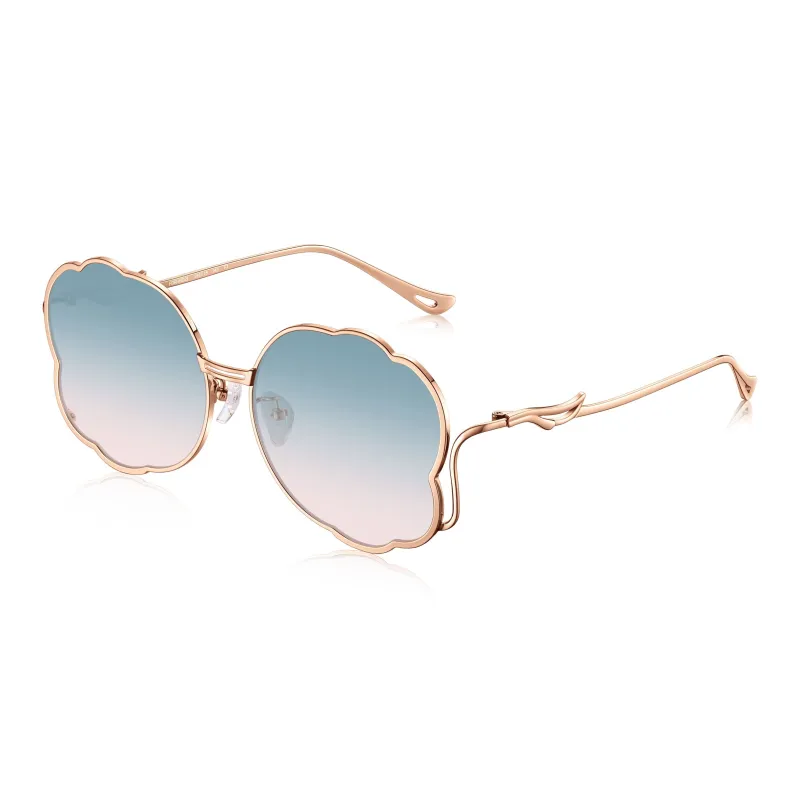 Lao Feng Xiang Β Titanium Butterfly Sunglasses Women's-2