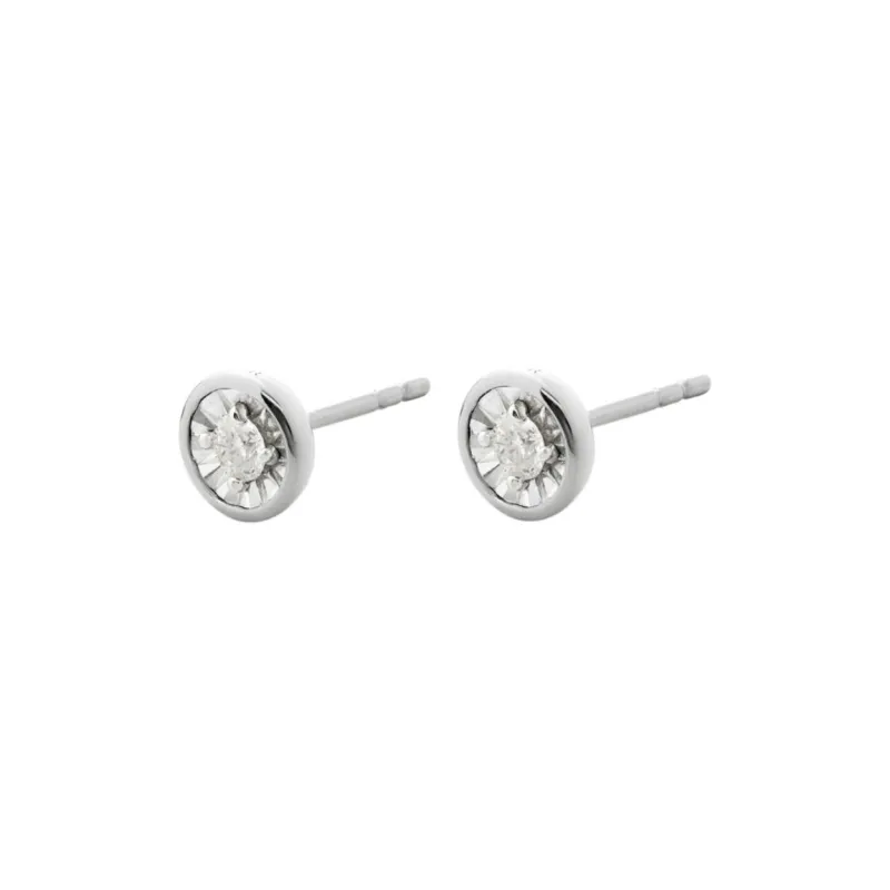 Monica Vinader Diamond Stud Earrings-1