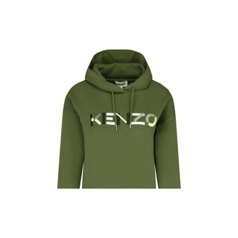 KENZO Long-Sleeved Dresses Women's Green-5