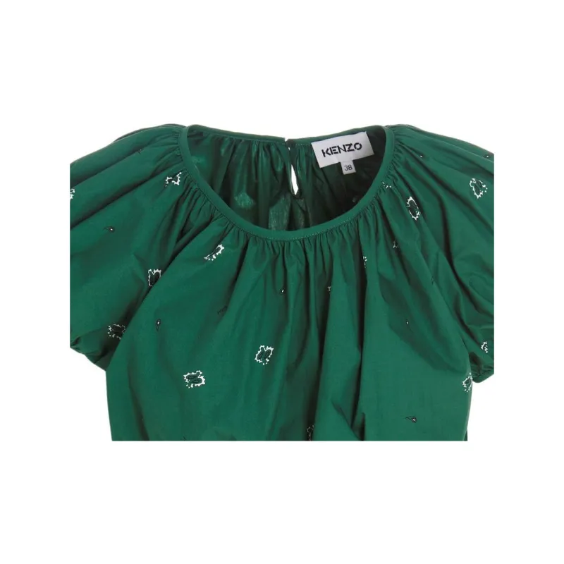 KENZO SS22 Crop Tops Women's Green-3