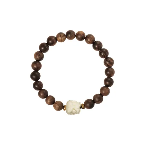 Jinghua Record Green Sandalwood Bracelets Unisex