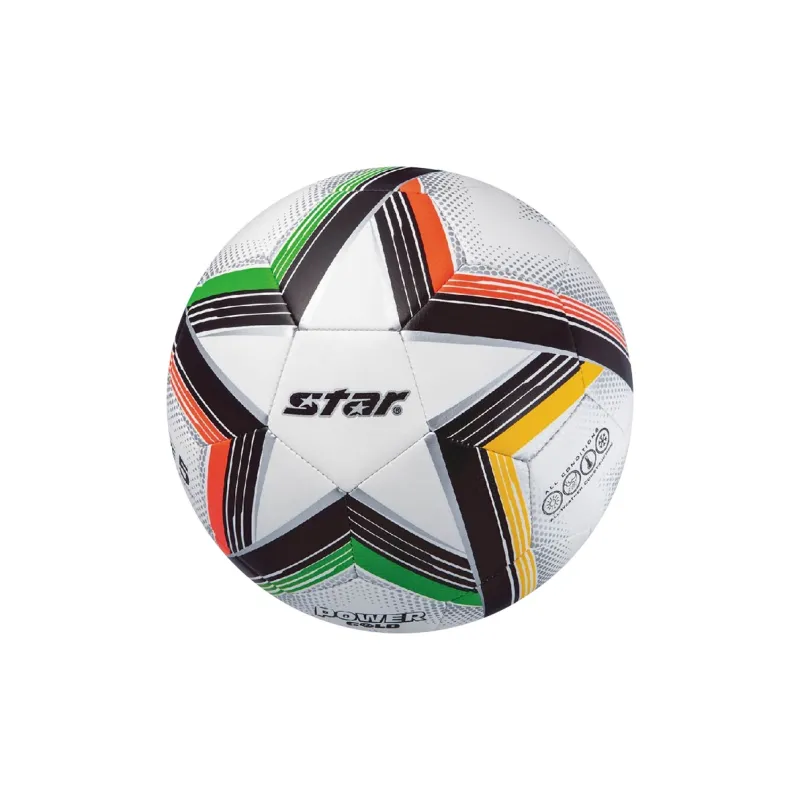Star Size 5 Ball Soccer TPU Machine Stitched Soccer Ball Unisex Yellow Orange Green White-1