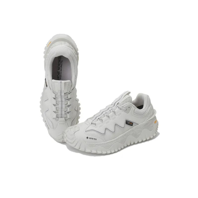 KOLON SPORT Anti Slip Wear Resistant Low Top Hiking Shoes Unisex White Gray-2
