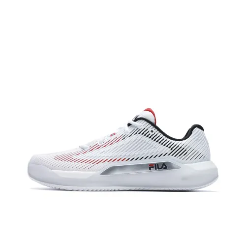 FILA POTENZA Durable Breathable Low-Top Tennis Shoes Men's White