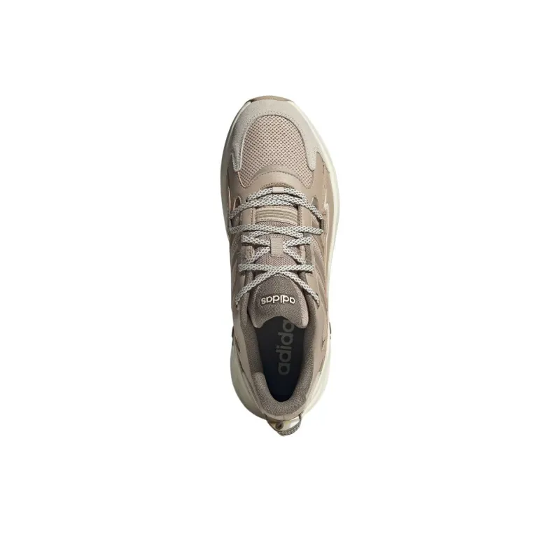 Adidas Ozwave Anti-Slip Wear-Resistant Low-Top Chunky Sneakers Unisex Brown-4
