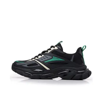 FULIBAOLUO Low Top Casual Shoes Men's Black