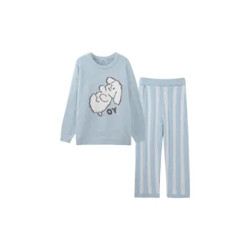 Sleeping Beauty Pajama Set Women's Blue