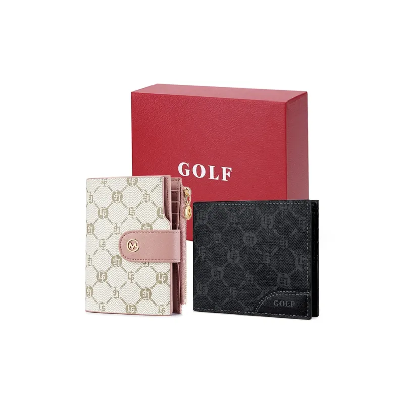 GOLF Pvc Card Holder Document Wallet Coin Purse Small Size Men's Multicolor-21