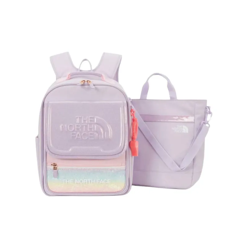 THE NORTH FACE Polyester Handbag Backpack Combo Set Kids' Lilac-0