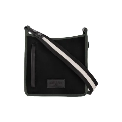 LONGCHAMP Le Foulonné Canvas Canvas Bag Shoulder Bags Small Size Women's Black