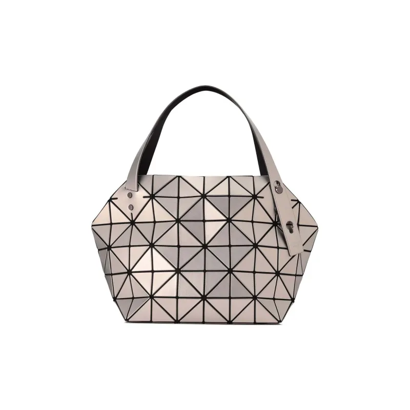 ISSEY MIYAKE Boston Polyvinyl Chloride Boston Bag Handbag Women's Silver-0