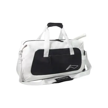LiNing Badminton Racket Bags Multipurpose Strap Black White Unisex