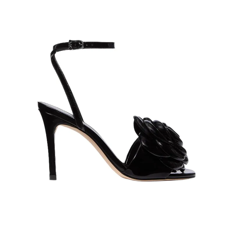 MICHAEL KORS Elodie Strap Sandals 8.9cm Women's Black-1