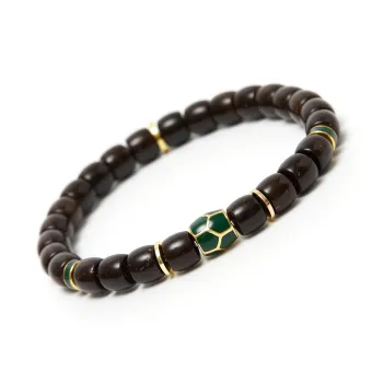 Bluish Reverie Coconut Shell Beads Bracelets Unisex