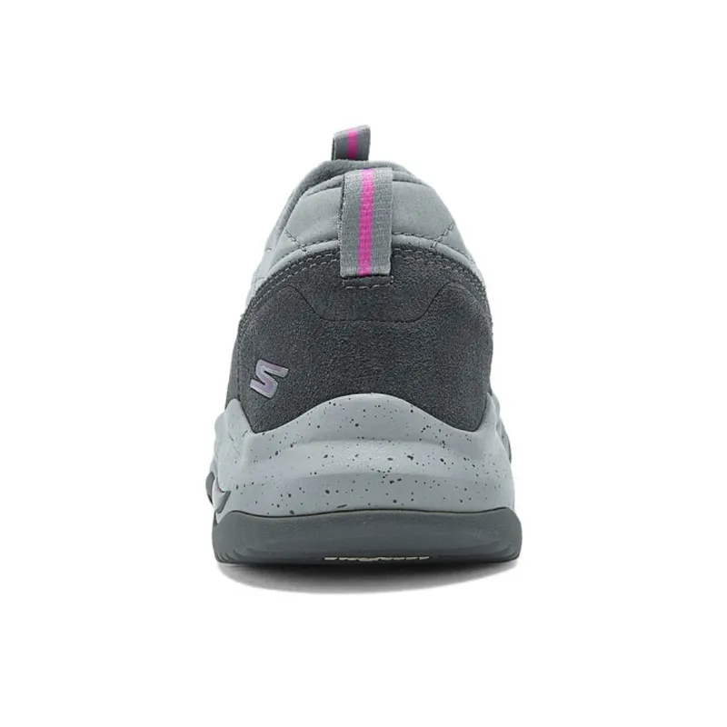 Skechers WOMEN'S GO WALK Wear Resistant Low Top Casual Shoes Women's Gray-4