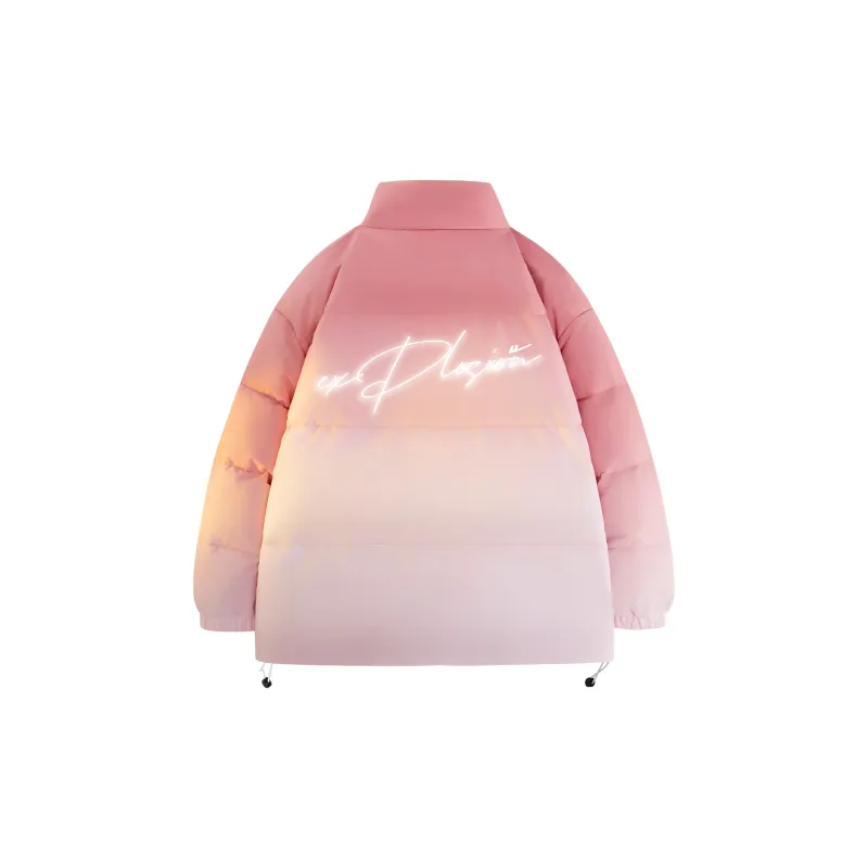 Warrior Huichao Open Ended Smile Collection Puffer Jacket Unisex-14