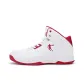 White/Jordan Red