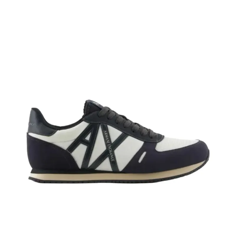 ARMANI EXCHANGEAE Low Top Casual Shoes Men's Dark Blue-1