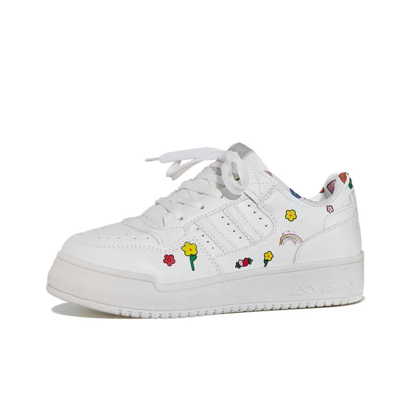 Georgina Goodman White Sneakers Lightweight, Breathable, And Slip Resistant Low Top Skateboard Shoes Women's-0