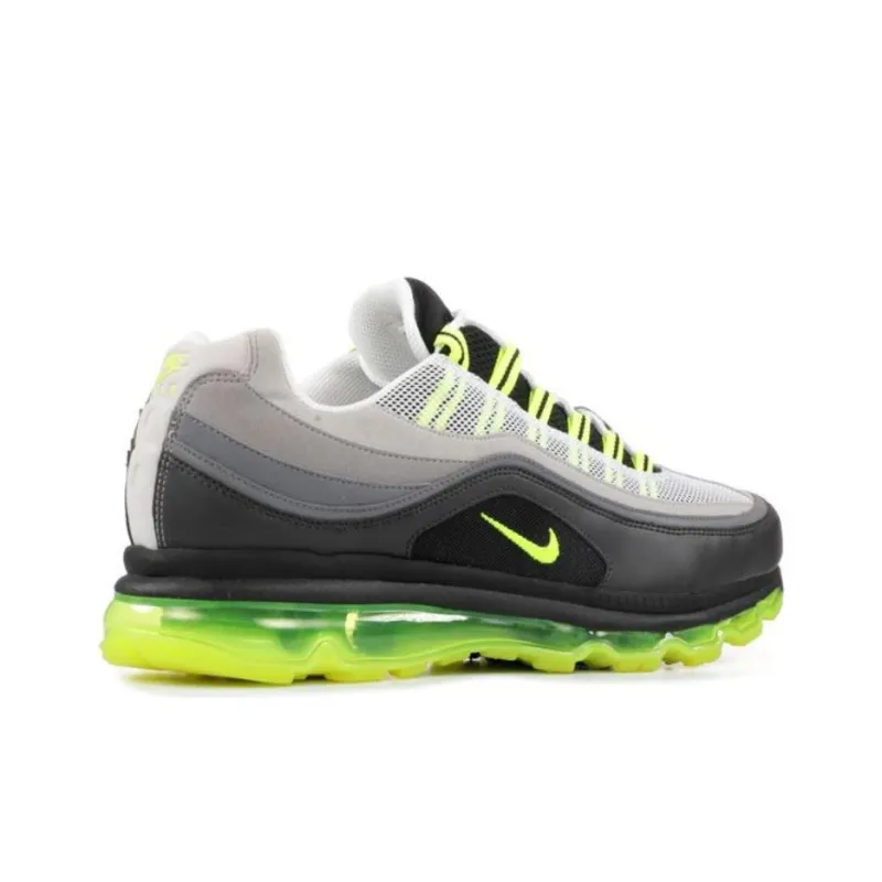 Nike Air Max 24 7 Cushioning, Wear Resistant Low Top Running Shoes Men's Gray Green-3