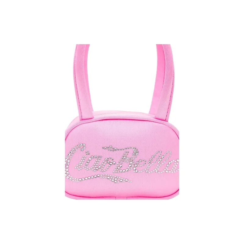 AMINA MUADDI Silk Satin Handbag Mini Women's Pink-4