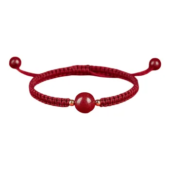 DONGFANGJIE Cinnabar Bracelets Unisex