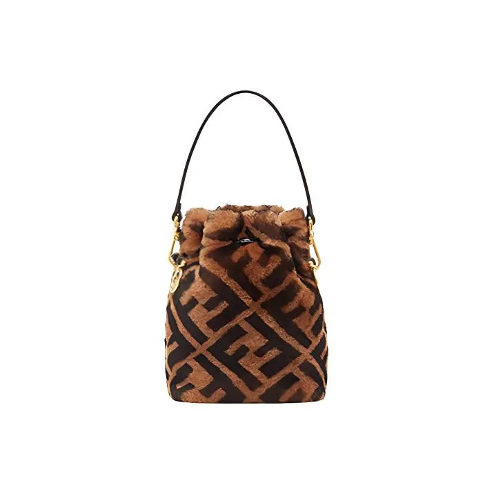 FENDI Mon Tresor Mini Bag In Brown Sheepskin Brown-1