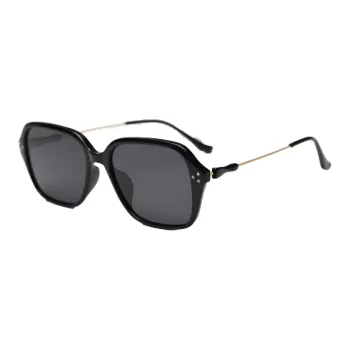 AAJF TR/Memory Plastic Oval Sunglasses Unisex
