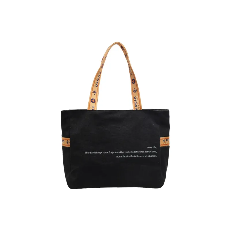 SUN ERATH&U Canvas Canvas Shoulder Bag Regular Women's Ecru Khaki Black Gray-10