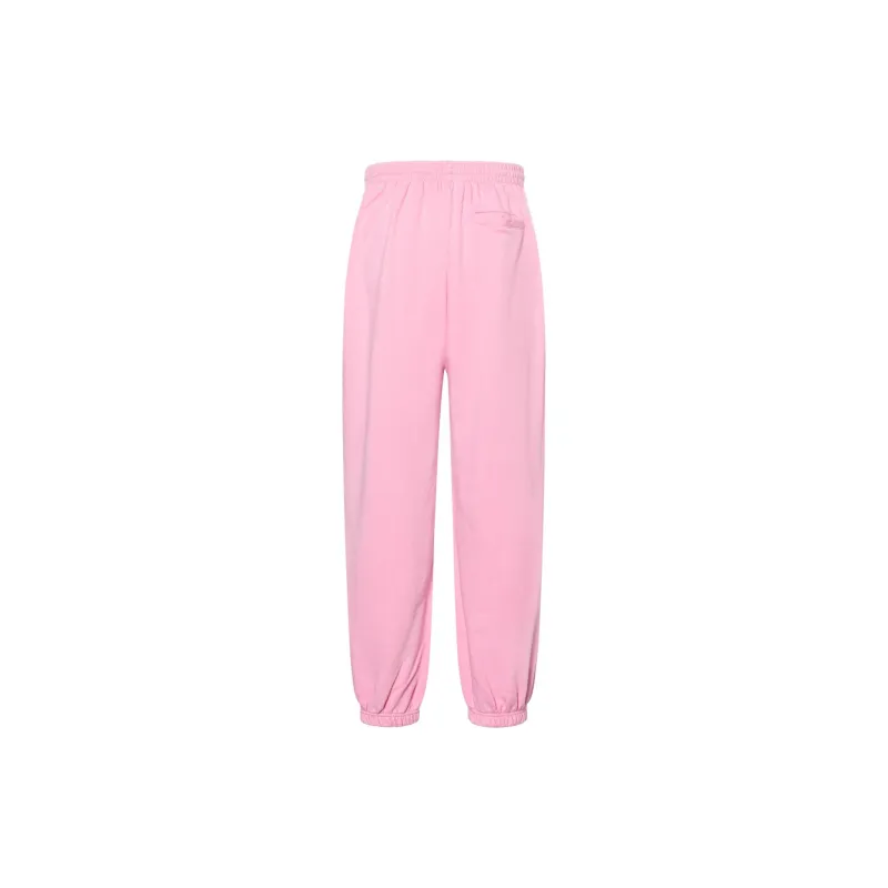 Balenciaga FW22 Sports Sweatpants Loose Fit Style Women's Pink-1