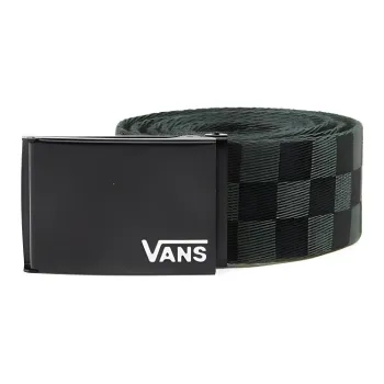 Vans Leather Belts Men Black/Charcoal Gray