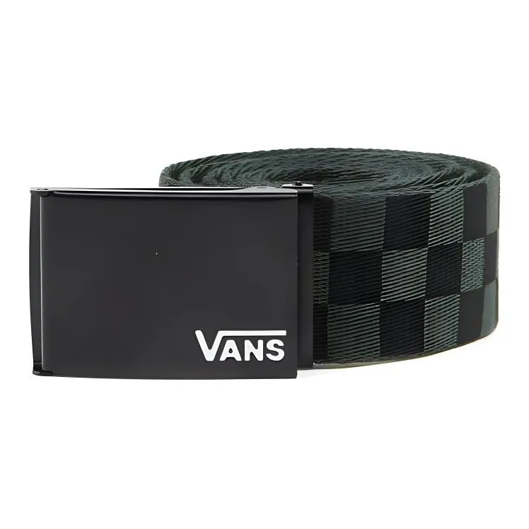 Vans Leather Belts Men Black/Charcoal Gray-0