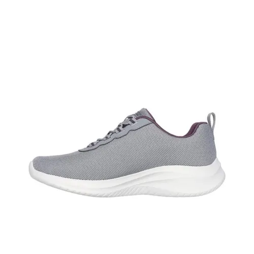 Skechers Slip Ins Slip Resistant Breathable Low Top Casual Shoes Women's Gray