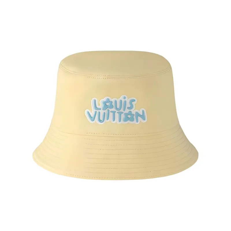LOUIS VUITTON Cotton Bucket Hats Women's Yellow-4