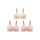 3 Pack (Milk White+2 Peach Pink)