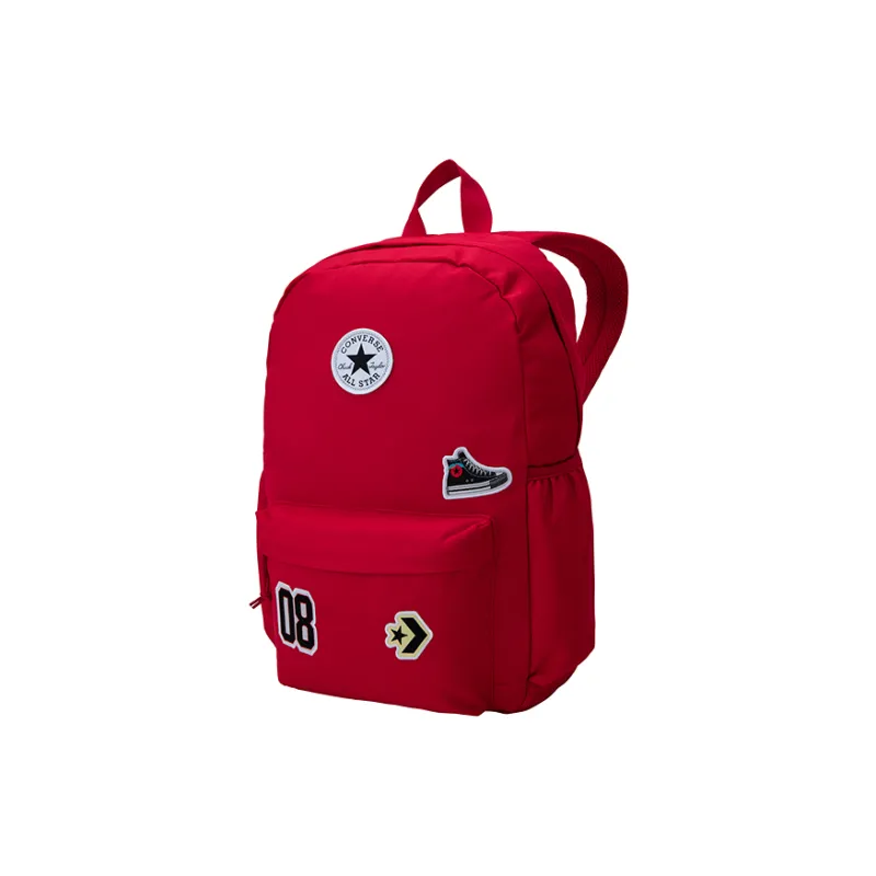 Converse Polyester Backpack Medium Size Preppy Red-2