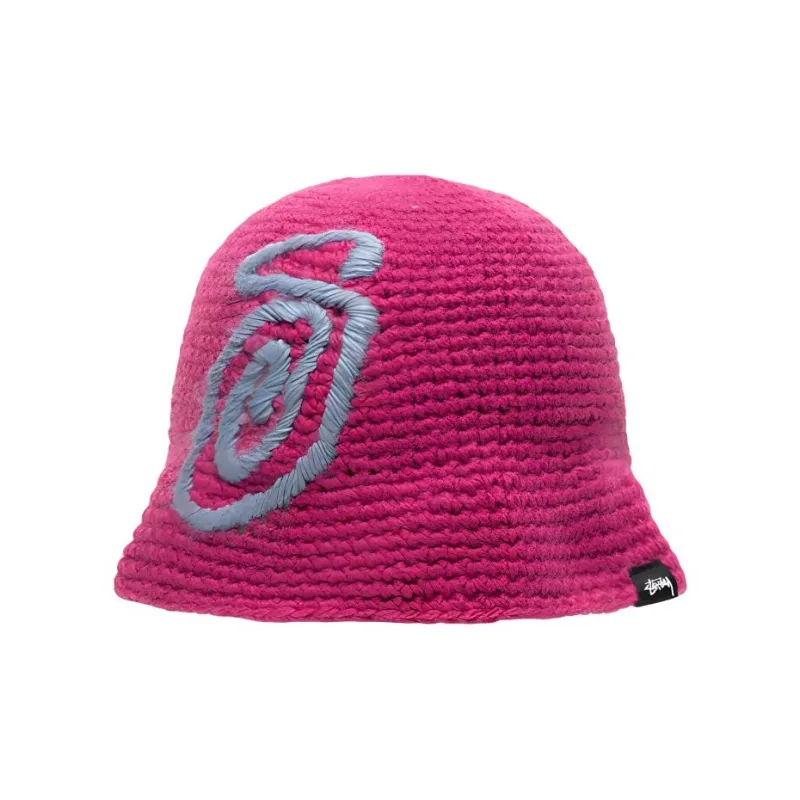 Stussy Swirly S Knit Bucket Hat-2