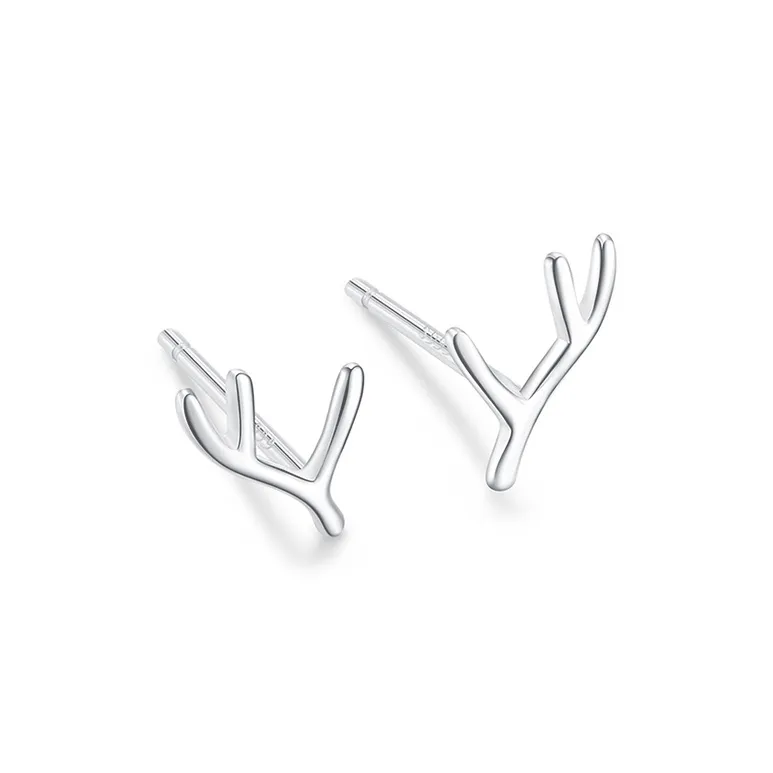 JOLLY NOTE Sterling Silver Stud Earrings Women's-0