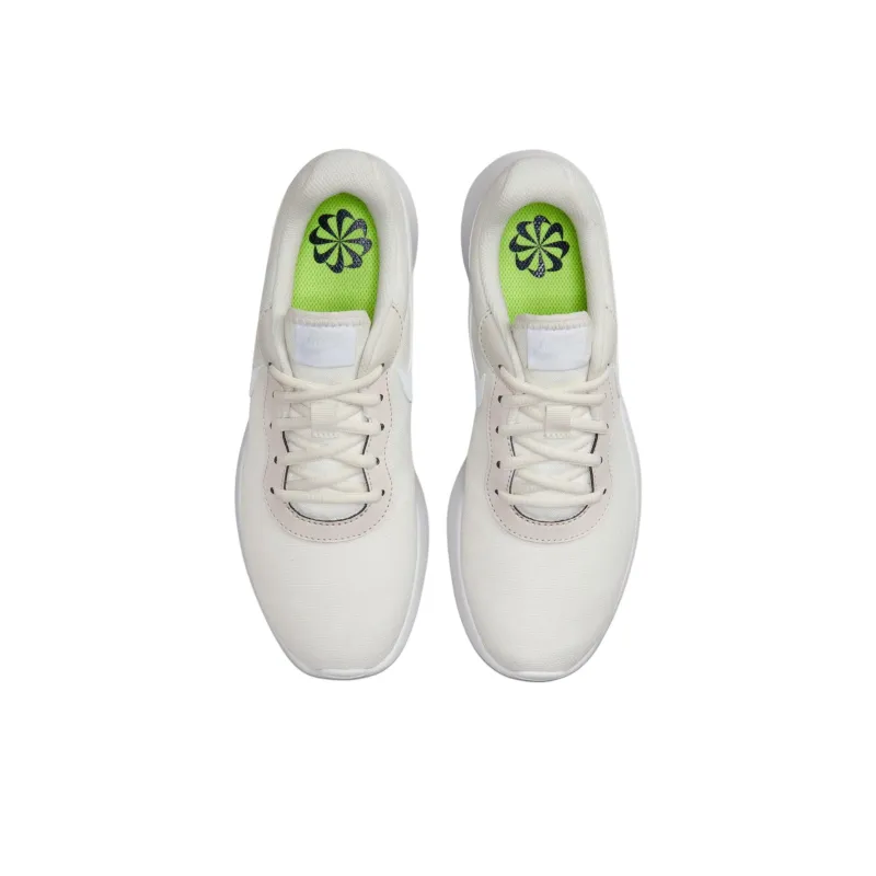 Nike Tanjun Anti Slip Wear Resistant Low Top Casual Running Shoes Women's Ecru-3