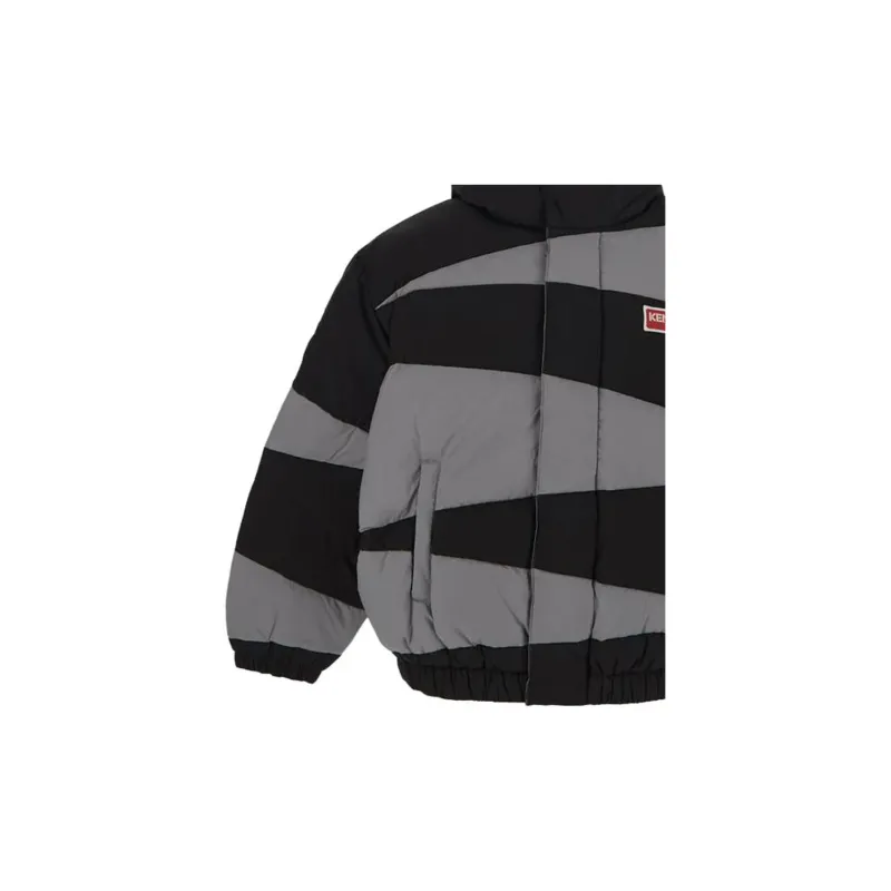 KENZO Dazzle Striped Down Jacket-5