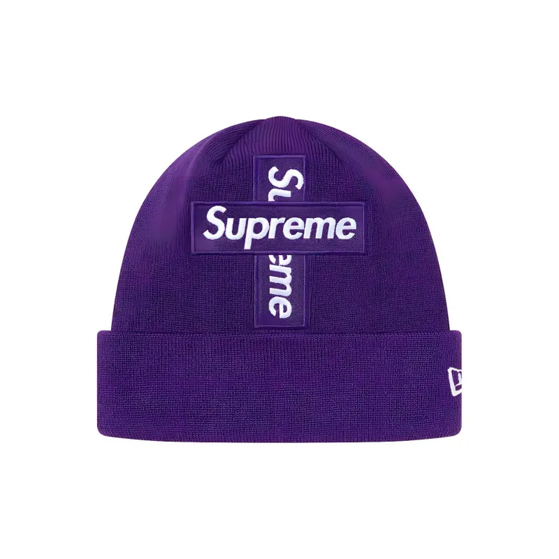 Supreme New Era Cross Box Logo Beanie-6