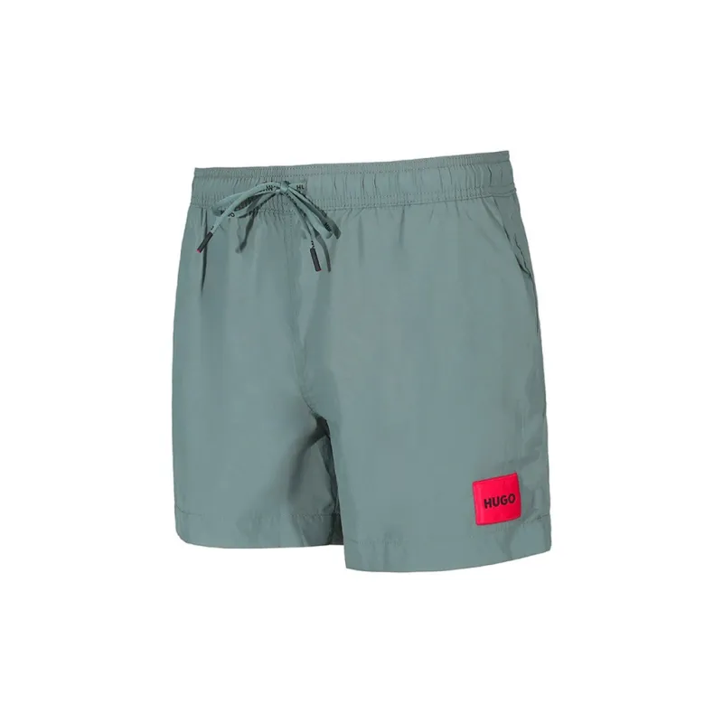 HUGO BOSS Beach Shorts Men's Gray Green-2