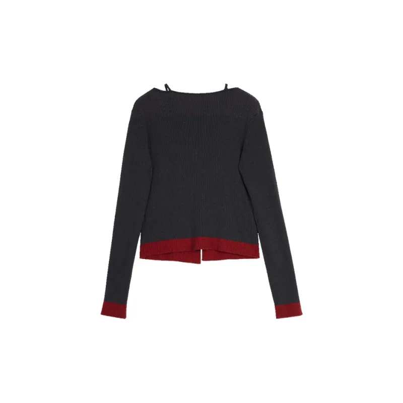 ELLE Knitwear Women's Navy Blue-1