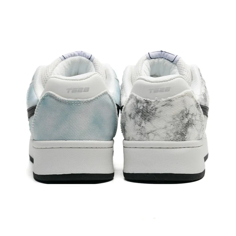 T628 Lightning Puffy Shoes Slip Resistant, Abrasion Resistant, Lightweight Low Top Skateboard Shoes Unisex-14