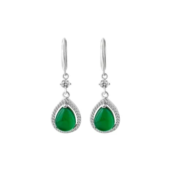 Love Chalcedony Jade Earrings Women's