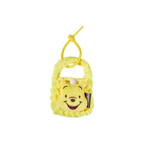 Disney Strawberry Bear Series Polyester Storage Charm Handbag Small Size Unisex Multicolor