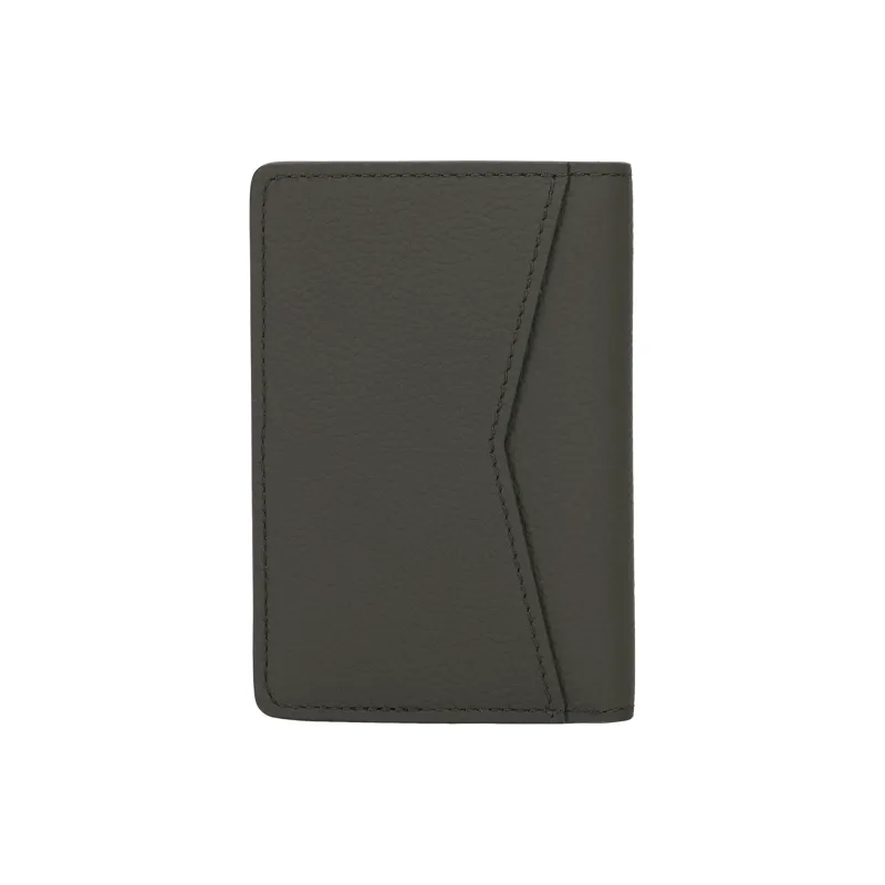 LOUIS VUITTON Cow Leather Wallet Men's Khaki Green-5